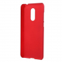 Etui ochronne gumowe z twardego plastiku do Redmi Note 5 - czerwone