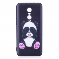 Pokrowiec ochronny słodka panda do Xiaomi Redmi Note 5 - czarny