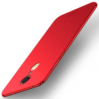 Mofi etui matowe z twardego plastiku do Xiaomi Redmi 5 - czerwone