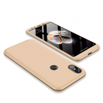 GKK etui ochronne do części tylnej i przedniej do Xiaomi Mi A2 - złote