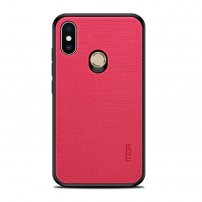 Mofi etui ochronne plastikowe i tekstylne do Xiaomi Redmi Note 5 - fuksjowe