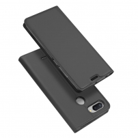 Dux Ducis pokrowiec ochronny skórzany do Xiaomi Redmi 6 - ciemnoszary