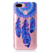 Etui ochronne miękkie niebieski łapacz snów do Xiaomi Redmi 6 - przezroczyste