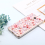 Etui ochronne ze wzorem 3D czerwone róże do Xiaomi Redmi 5 - przezroczyste