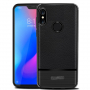 Etui z teksturą szlifowaną i skórzaną do Xiaomi Mi A2 Lite - czarne