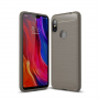 Etui ochronne z teksturą szlifowaną do Xiaomi Redmi Note 6 Pro - szare