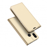 Dux Ducis pokrowiec ochronny skórzany do Xiaomi Redmi Note 6 Pro - złoty