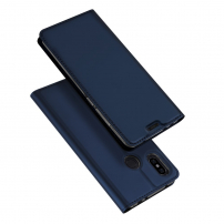Dux Ducis pokrowiec ochronny skórzany do Xiaomi Redmi Note 6 Pro - ciemnoniebieski