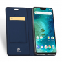 Dux Ducis pokrowiec ochronny skórzany do Xiaomi Redmi Note 6 Pro - ciemnoniebieski