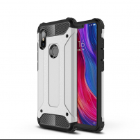 Super odporne etui Armor do Xiaomi Redmi Note 6 Pro - srebrne