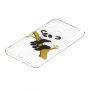 Etui ochronne miękkie panda na drzewie do Xiaomi Redmi Note 6 Pro - przezroczyste