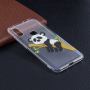 Etui ochronne miękkie panda na drzewie do Xiaomi Redmi Note 6 Pro - przezroczyste
