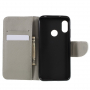 Pokrowiec flip Don't touch my phone do Xiaomi Redmi Note 6 Pro - czarny