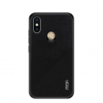 Mofi etui ochronne plastikowe i tekstylne do Xiaomi Mi A2 Lite - czarne