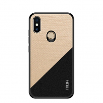 Mofi etui ochronne plastikowe i tekstylne do Xiaomi Mi A2 Lite - złote