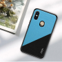 Mofi etui ochronne plastikowe i tekstylne do Xiaomi Mi A2 Lite - niebieskie