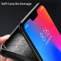Ipaky miękkie etui ochronne z teksturą włókien karbonowych do Xiaomi Redmi Note 6 Pro - czarne