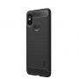 Mofi etui ochronne ze szlifowaną teksturą do Xiaomi Redmi Note 6 Pro - czarne