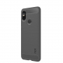Mofi etui ochronne ze szlifowaną teksturą do Xiaomi Redmi Note 6 Pro - szare