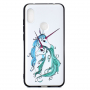 Etui ochronne zakochane jednorożce do Xiaomi Redmi Note 6 Pro - białe