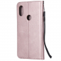 Pokrowiec ochronny flip ze skóry sztucznej do Xiaomi Redmi Note 6 Pro - różowy