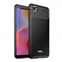 Etui ochronne z teksturą włókien karbonowych do Xiaomi Redmi 6 - czarne