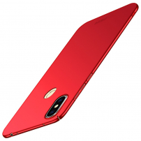Mofi ultra cienkie etui matowe do Xiaomi Redmi Note 6 Pro - czerwone