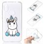 Pokrowiec ochronny jednorożec do Xiaomi Redmi Note 6 Pro - przezroczysty