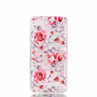 Etui róże czerwone z 3D wzorem diamentu do Xiaomi Redmi 6 - przezroczyste