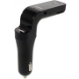 Bluetooth FM transmitter do samochodu z portem USB - czarny