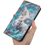 Pokrowiec flip tygrys do Xiaomi Redmi 6 - niebieski