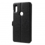 Pokrowiec flip z dwoma otworami do Xiaomi Redmi Note 6 Pro - czarny