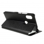 Pokrowiec flip z dwoma otworami do Xiaomi Redmi Note 6 Pro - czarny