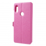 Pokrowiec flip z dwoma otworami do Xiaomi Redmi Note 6 Pro - fuksja