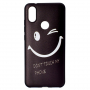 Etui ochronne miękkie plastikowe Don't touch my phone do Xiaomi Redmi Note 6 Pro - czarne
