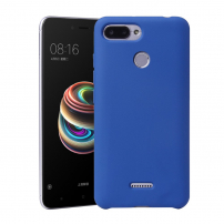 Howmak etui ochronne gumowane miękkie do Xiaomi Redmi 6 - jasnoniebieskie