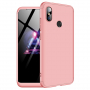GKK etui tylne z ochroną krawędzi do Xiaomi Redmi Note 6 Pro - różowo-złote