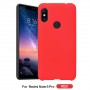 Etui ochronne gumowe miękkie do Xiaomi Redmi Note 6 Pro - czerwone