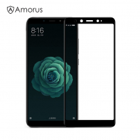 Amorus hartowane szkło ochronne na cały przód Xiaomi Mi A2 - czarne