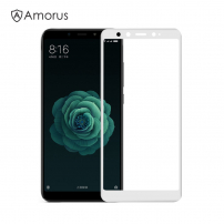Amorus hartowane szkło ochronne na cały przód Xiaomi Mi A2 - białe
