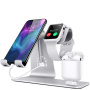 Stacja dokująca Bestand 3w1 do iPhone'a / Apple Watch / AirPods - srebrny