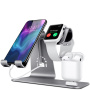 Stacja dokująca Bestand 3w1 do iPhone'a / Apple Watch / AirPods - szara