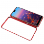 Ramka metalowa ze szkłem hartowanym do Huawei P20 Pro - czerwona
