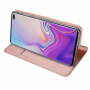 Dux Ducis Skin Pro pokrowiec flip do Samsung Galaxy S10 Plus - różowo-złoty