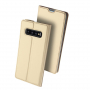 Dux Ducis Skin Pro pokrowiec flip do Samsung Galaxy S10 Plus - złoty