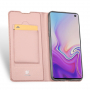 Dux Ducis Skin Pro pokrowiec flip do Samsung Galaxy S10 - różowo-złoty