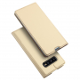 Dux Ducis Skin Pro pokrowiec flip do Samsung Galaxy S10 - złoty