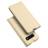 Dux Ducis Skin Pro pokrowiec flip do Samsung Galaxy S10 - złoty
