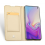 Dux Ducis Skin Pro pokrowiec flip do Samsung Galaxy S10 - złoty