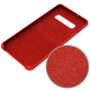 Etui silikonowe Liquid do Samsung Galaxy S10 Plus - czerwone